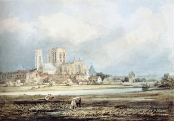 Thomas Girtin œuvres - York aquarelle peintre paysages Thomas Girtin